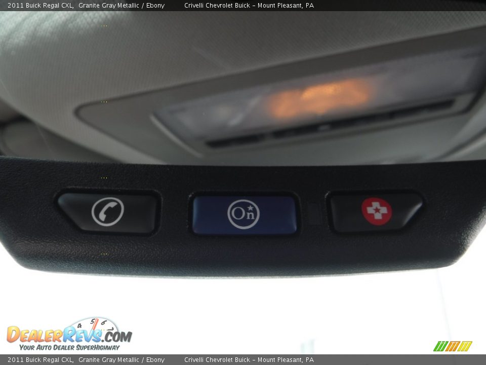 2011 Buick Regal CXL Granite Gray Metallic / Ebony Photo #20
