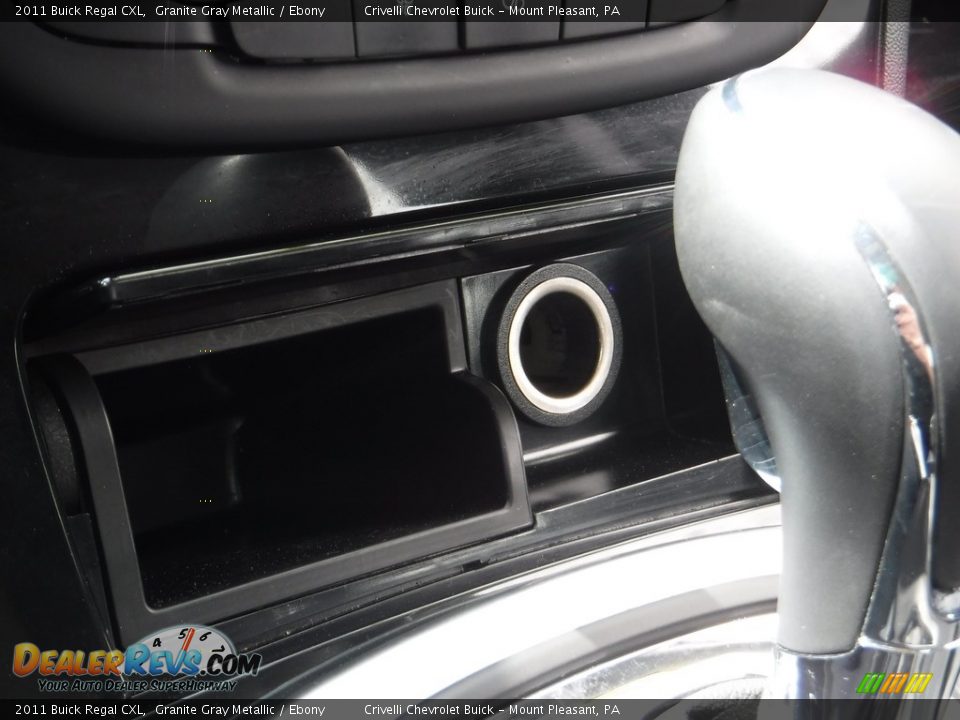 2011 Buick Regal CXL Granite Gray Metallic / Ebony Photo #24