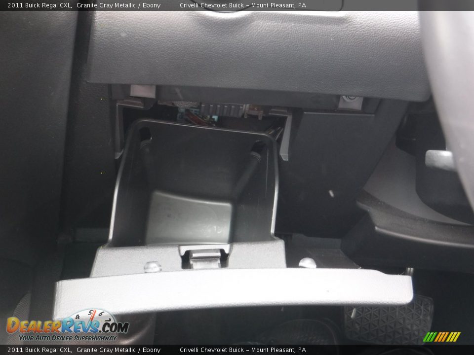 2011 Buick Regal CXL Granite Gray Metallic / Ebony Photo #25
