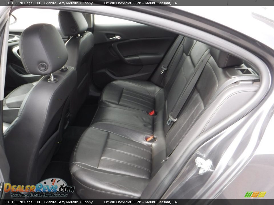2011 Buick Regal CXL Granite Gray Metallic / Ebony Photo #26