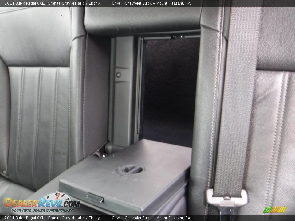 2011 Buick Regal CXL Granite Gray Metallic / Ebony Photo #28