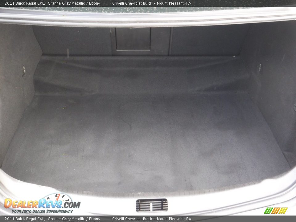 2011 Buick Regal CXL Granite Gray Metallic / Ebony Photo #29