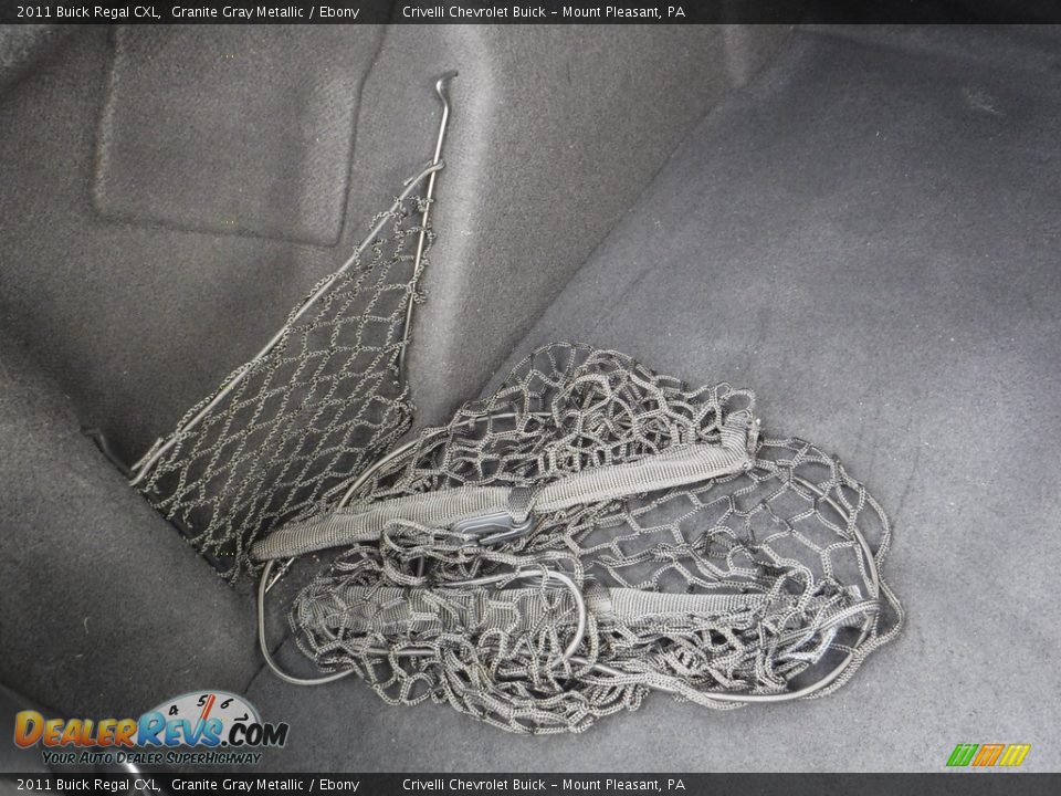 2011 Buick Regal CXL Granite Gray Metallic / Ebony Photo #30