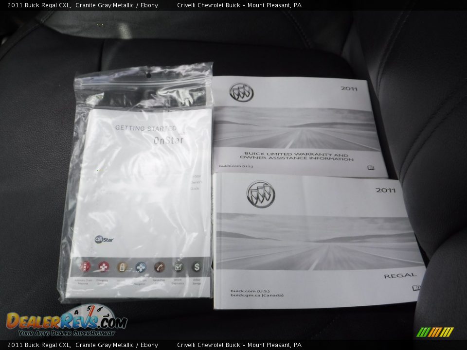 2011 Buick Regal CXL Granite Gray Metallic / Ebony Photo #33