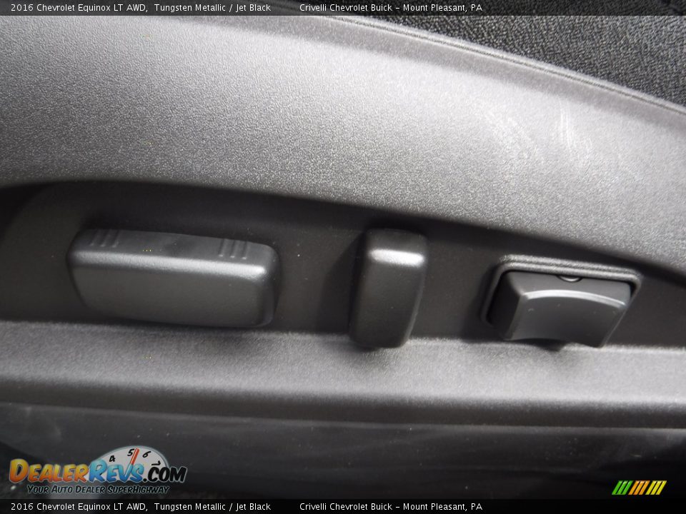 2016 Chevrolet Equinox LT AWD Tungsten Metallic / Jet Black Photo #11
