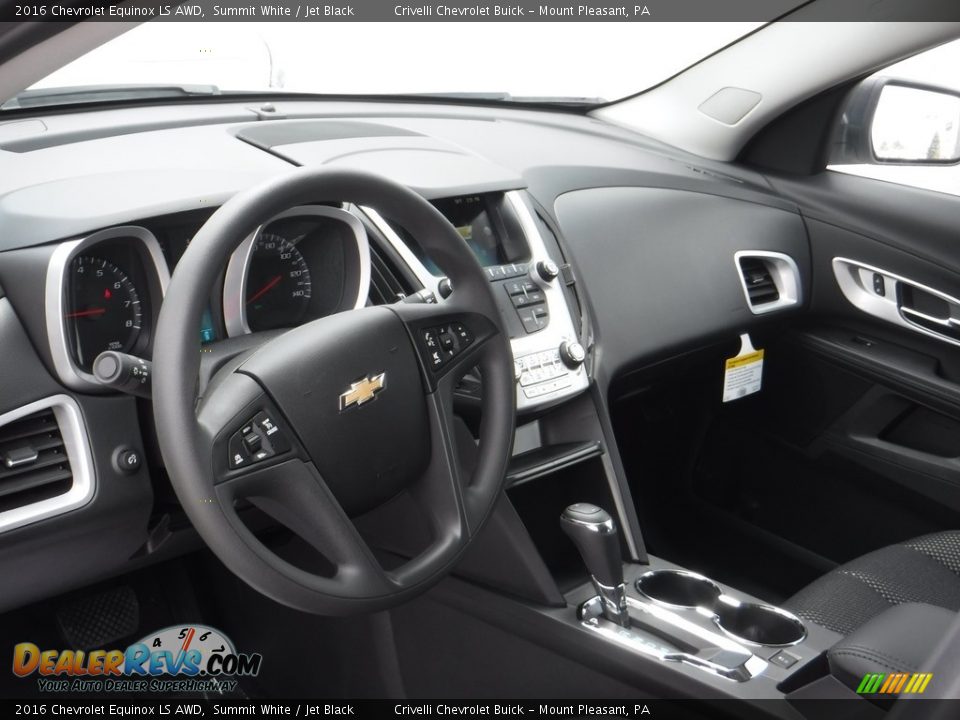 2016 Chevrolet Equinox LS AWD Summit White / Jet Black Photo #9
