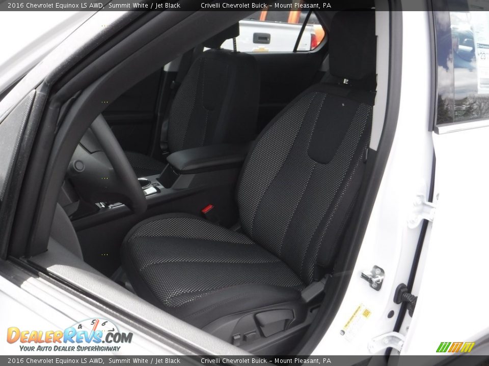 2016 Chevrolet Equinox LS AWD Summit White / Jet Black Photo #10