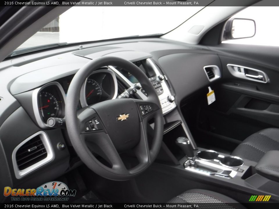 2016 Chevrolet Equinox LS AWD Blue Velvet Metallic / Jet Black Photo #8