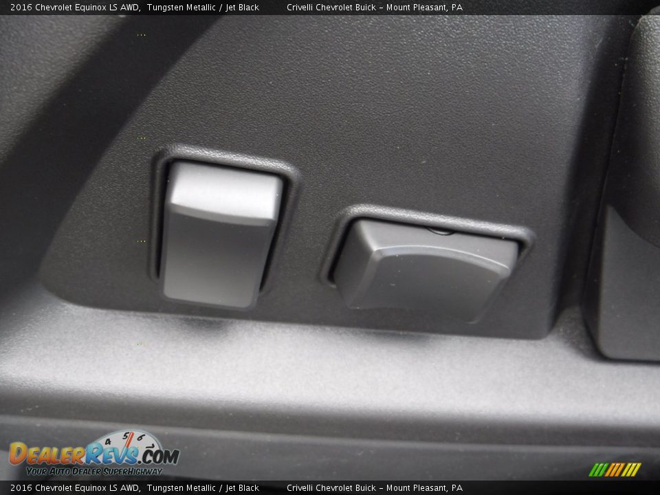 2016 Chevrolet Equinox LS AWD Tungsten Metallic / Jet Black Photo #11