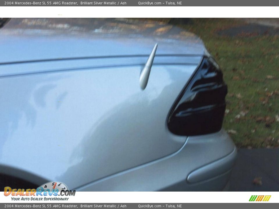 2004 Mercedes-Benz SL 55 AMG Roadster Brilliant Silver Metallic / Ash Photo #6