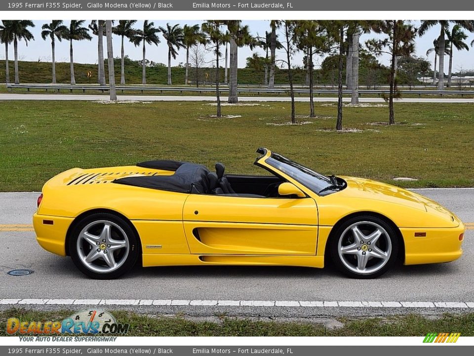 Giallo Modena (Yellow) 1995 Ferrari F355 Spider Photo #4