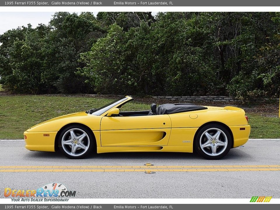 Giallo Modena (Yellow) 1995 Ferrari F355 Spider Photo #5