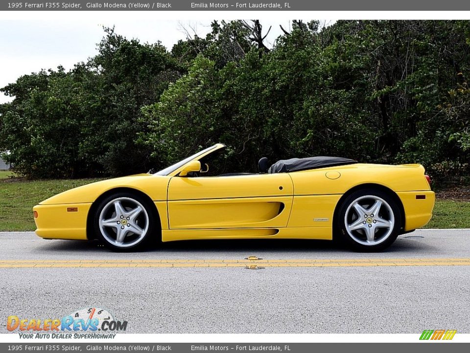 Giallo Modena (Yellow) 1995 Ferrari F355 Spider Photo #7