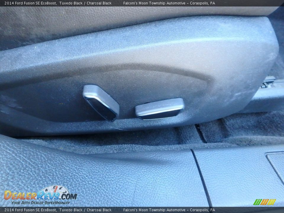 2014 Ford Fusion SE EcoBoost Tuxedo Black / Charcoal Black Photo #13