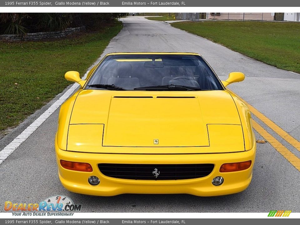 1995 Ferrari F355 Spider Giallo Modena (Yellow) / Black Photo #9