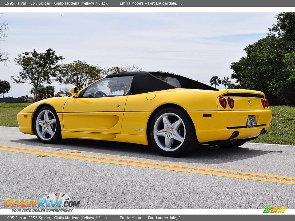 1995 Ferrari F355 Spider Giallo Modena (Yellow) / Black Photo #11