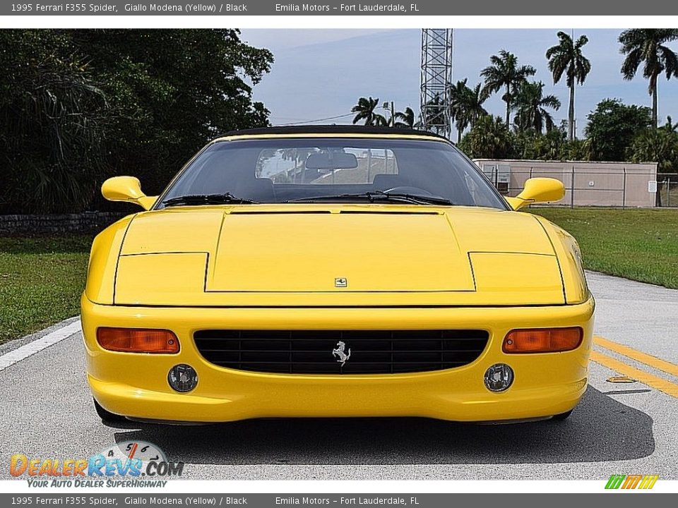 1995 Ferrari F355 Spider Giallo Modena (Yellow) / Black Photo #19