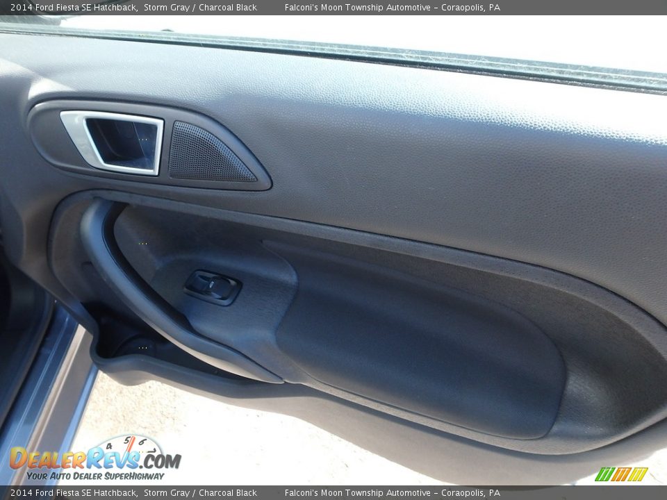 2014 Ford Fiesta SE Hatchback Storm Gray / Charcoal Black Photo #12