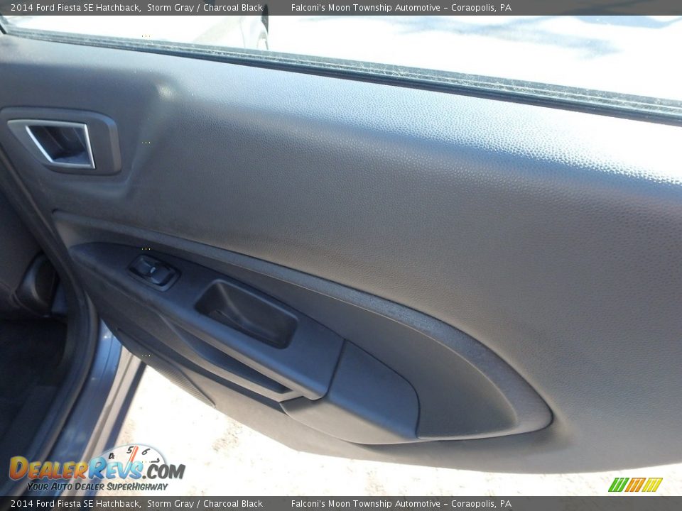 2014 Ford Fiesta SE Hatchback Storm Gray / Charcoal Black Photo #14
