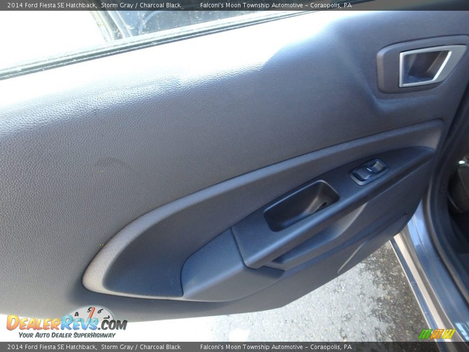 2014 Ford Fiesta SE Hatchback Storm Gray / Charcoal Black Photo #18