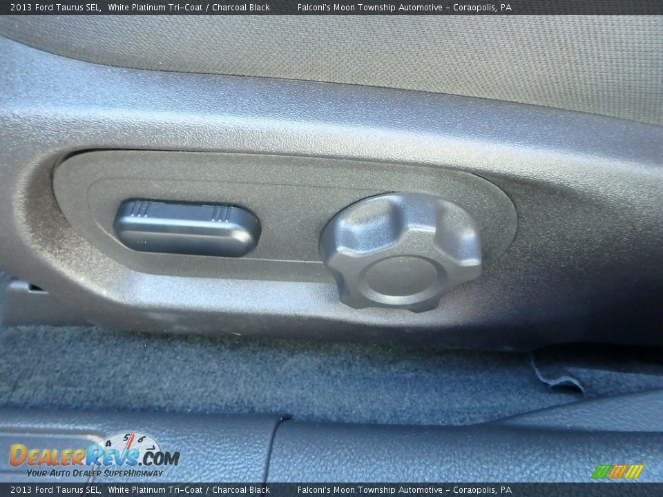 2013 Ford Taurus SEL White Platinum Tri-Coat / Charcoal Black Photo #20