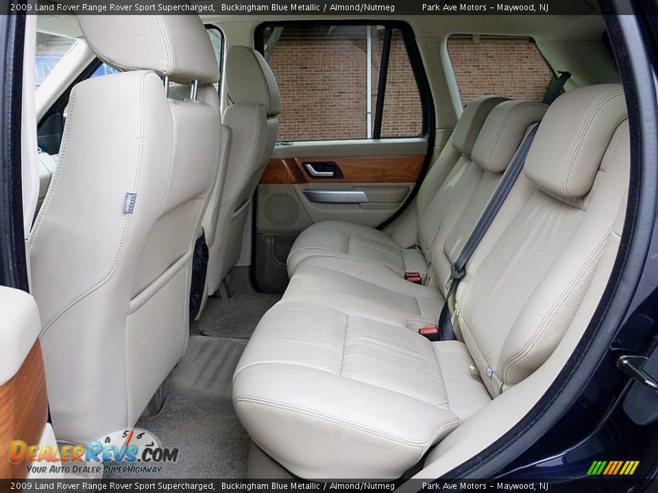 2009 Land Rover Range Rover Sport Supercharged Buckingham Blue Metallic / Almond/Nutmeg Photo #15