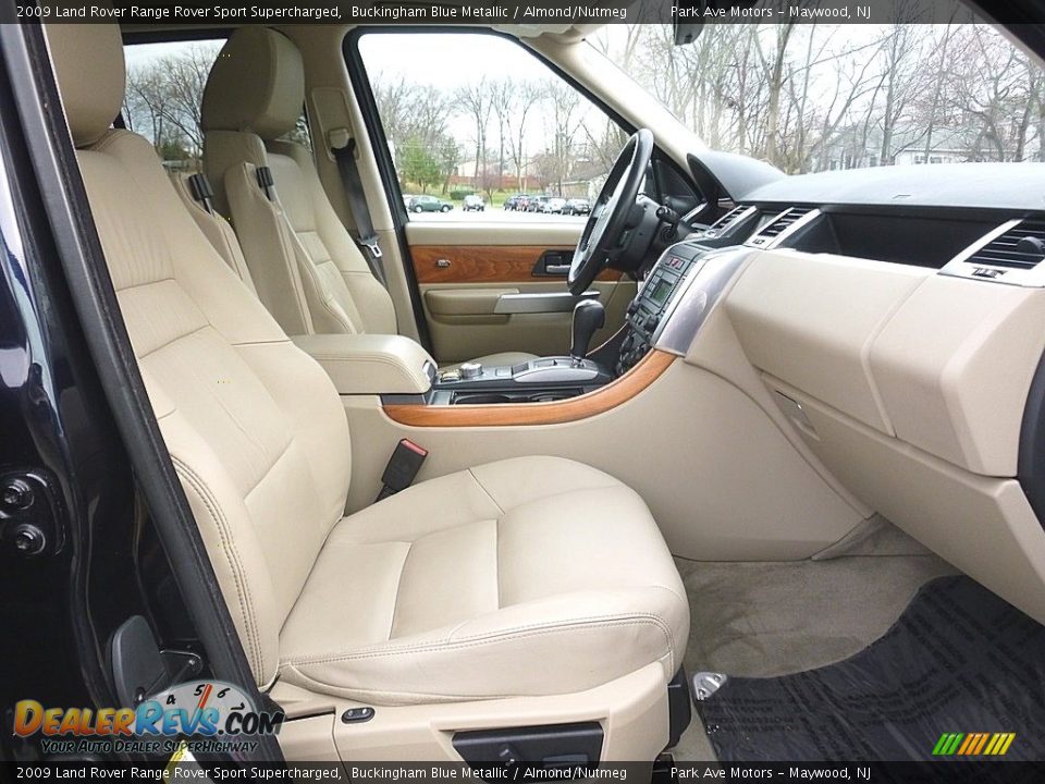 2009 Land Rover Range Rover Sport Supercharged Buckingham Blue Metallic / Almond/Nutmeg Photo #18