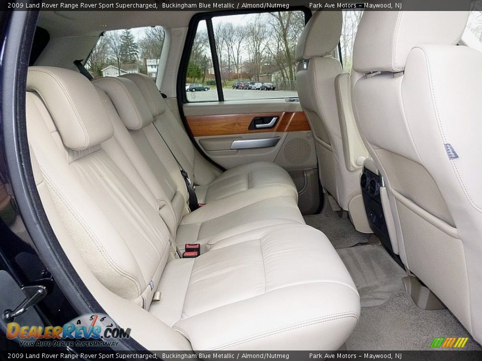 2009 Land Rover Range Rover Sport Supercharged Buckingham Blue Metallic / Almond/Nutmeg Photo #21