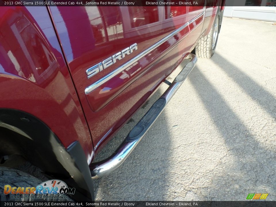 2013 GMC Sierra 1500 SLE Extended Cab 4x4 Sonoma Red Metallic / Ebony Photo #12