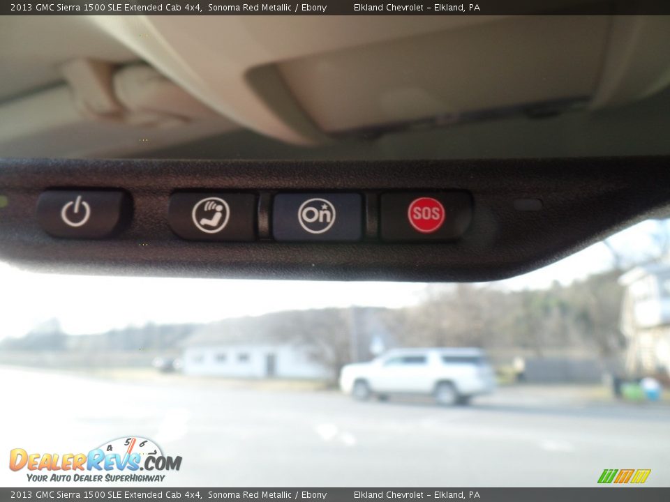 2013 GMC Sierra 1500 SLE Extended Cab 4x4 Sonoma Red Metallic / Ebony Photo #28