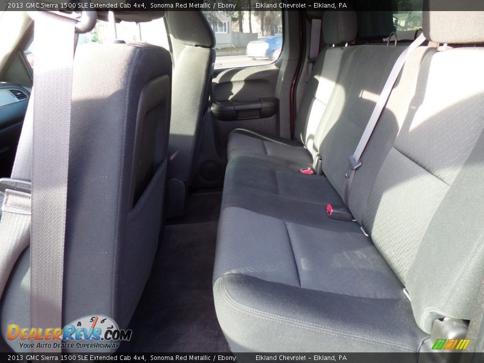 2013 GMC Sierra 1500 SLE Extended Cab 4x4 Sonoma Red Metallic / Ebony Photo #31