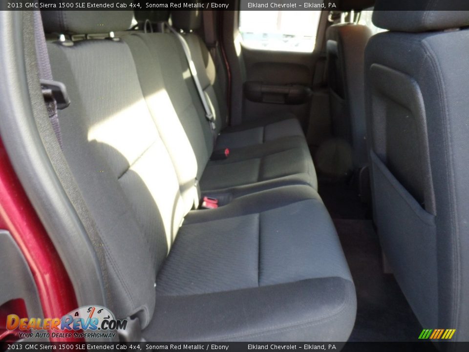 2013 GMC Sierra 1500 SLE Extended Cab 4x4 Sonoma Red Metallic / Ebony Photo #35