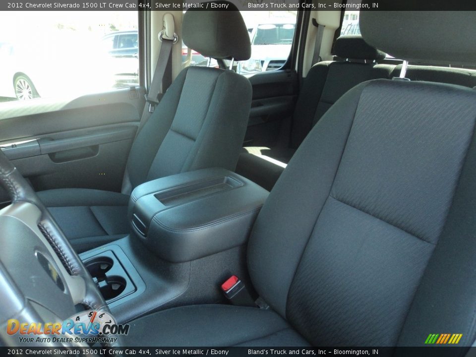 2012 Chevrolet Silverado 1500 LT Crew Cab 4x4 Silver Ice Metallic / Ebony Photo #7