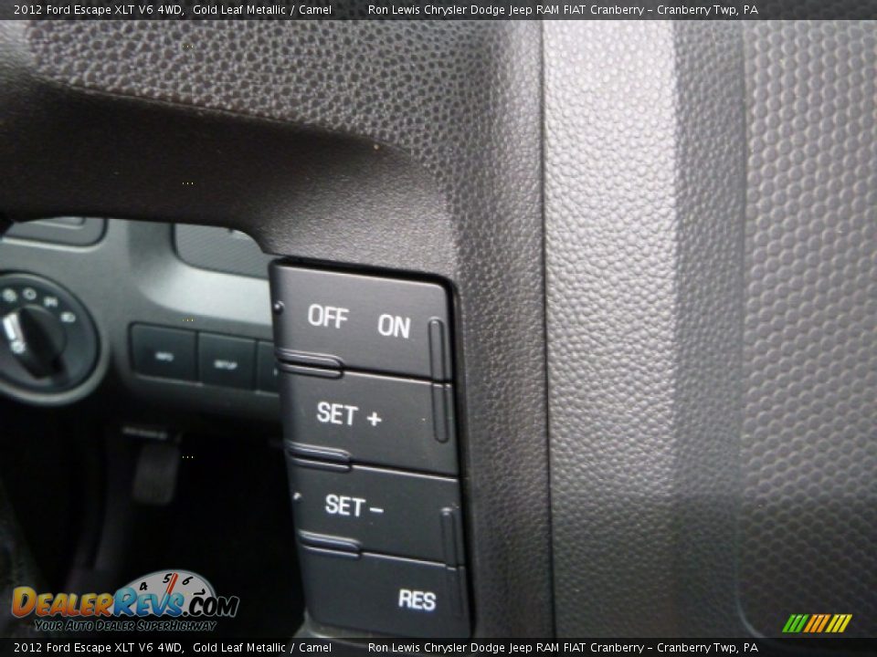 2012 Ford Escape XLT V6 4WD Gold Leaf Metallic / Camel Photo #20