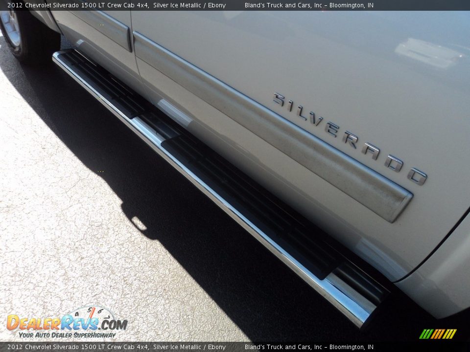 2012 Chevrolet Silverado 1500 LT Crew Cab 4x4 Silver Ice Metallic / Ebony Photo #28