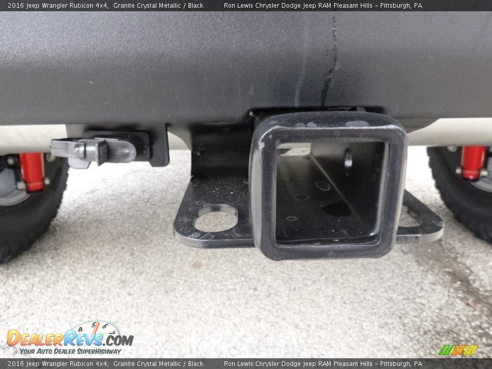 2016 Jeep Wrangler Rubicon 4x4 Granite Crystal Metallic / Black Photo #5