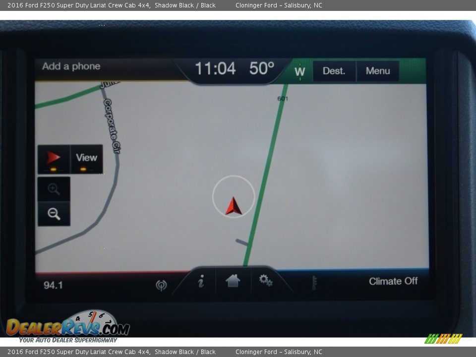 2016 Ford F250 Super Duty Lariat Crew Cab 4x4 Shadow Black / Black Photo #12