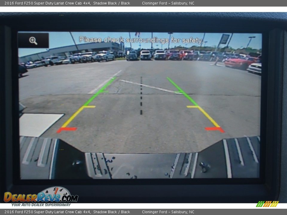 2016 Ford F250 Super Duty Lariat Crew Cab 4x4 Shadow Black / Black Photo #13
