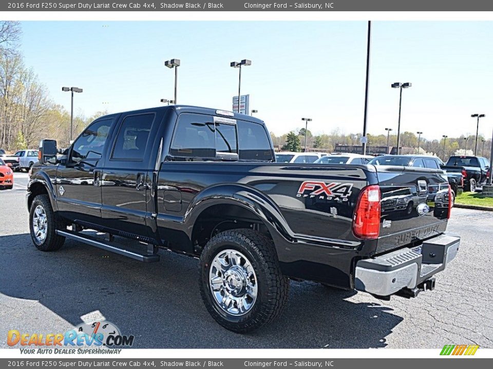 2016 Ford F250 Super Duty Lariat Crew Cab 4x4 Shadow Black / Black Photo #22