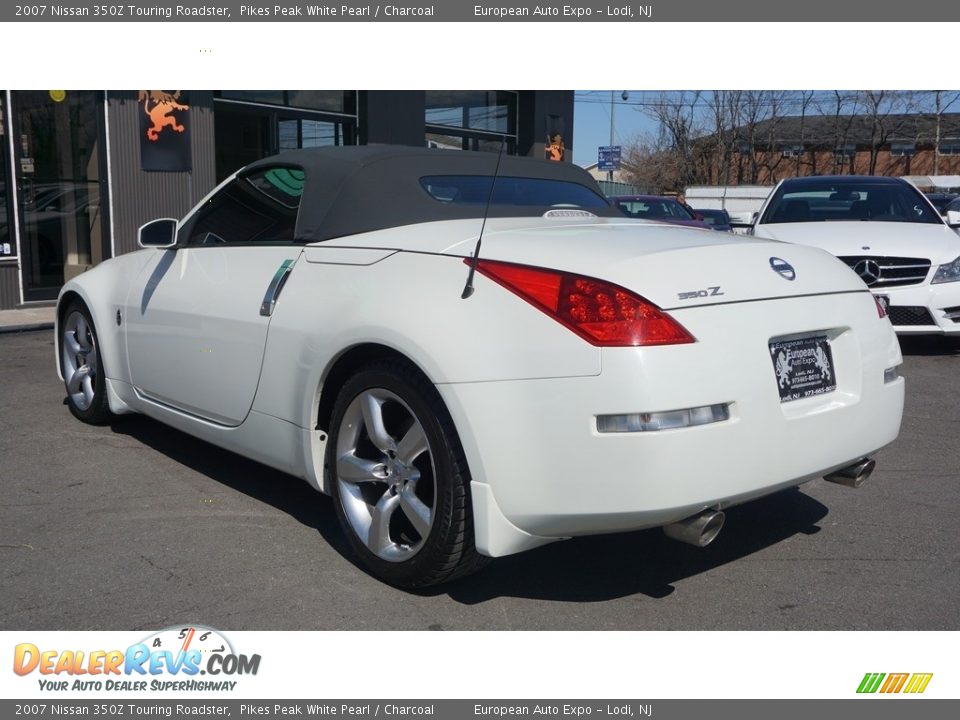 2007 Nissan 350Z Touring Roadster Pikes Peak White Pearl / Charcoal Photo #3