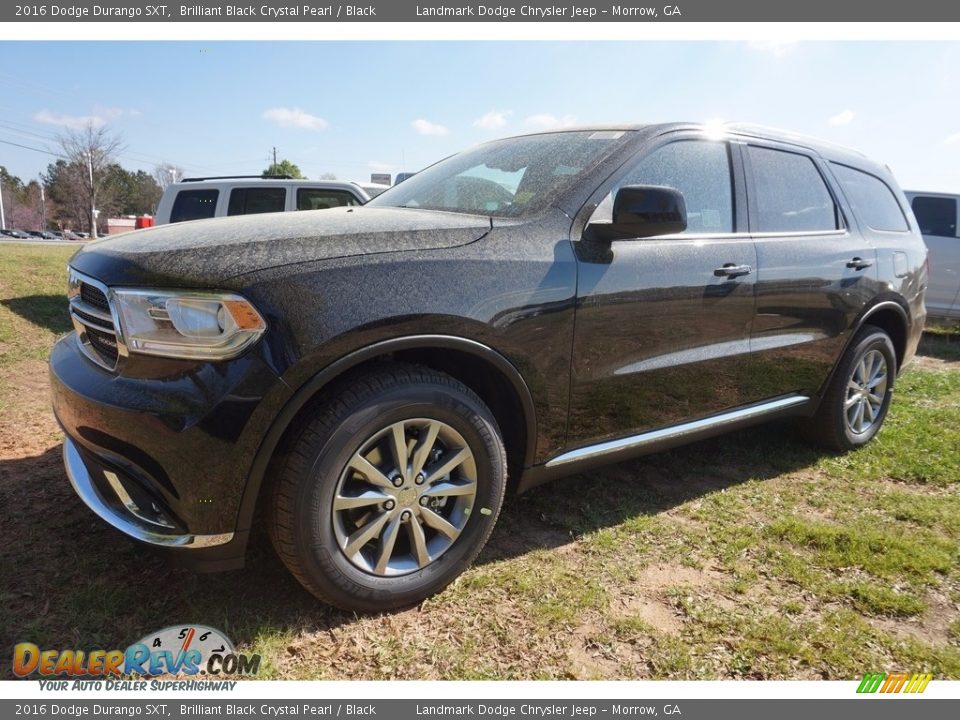 2016 Dodge Durango SXT Brilliant Black Crystal Pearl / Black Photo #1