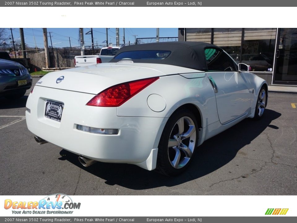 2007 Nissan 350Z Touring Roadster Pikes Peak White Pearl / Charcoal Photo #4