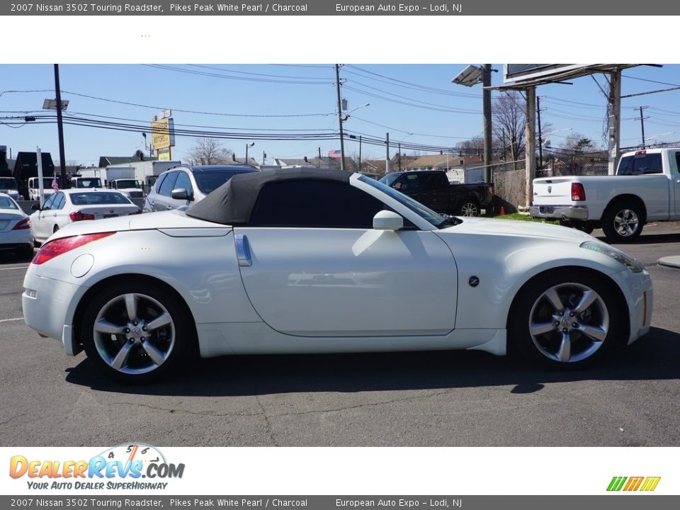 2007 Nissan 350Z Touring Roadster Pikes Peak White Pearl / Charcoal Photo #5
