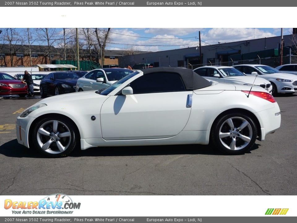 2007 Nissan 350Z Touring Roadster Pikes Peak White Pearl / Charcoal Photo #6