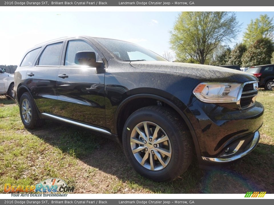 2016 Dodge Durango SXT Brilliant Black Crystal Pearl / Black Photo #4
