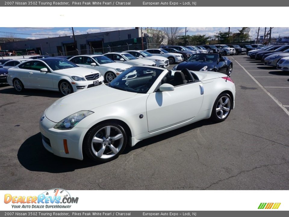 2007 Nissan 350Z Touring Roadster Pikes Peak White Pearl / Charcoal Photo #9