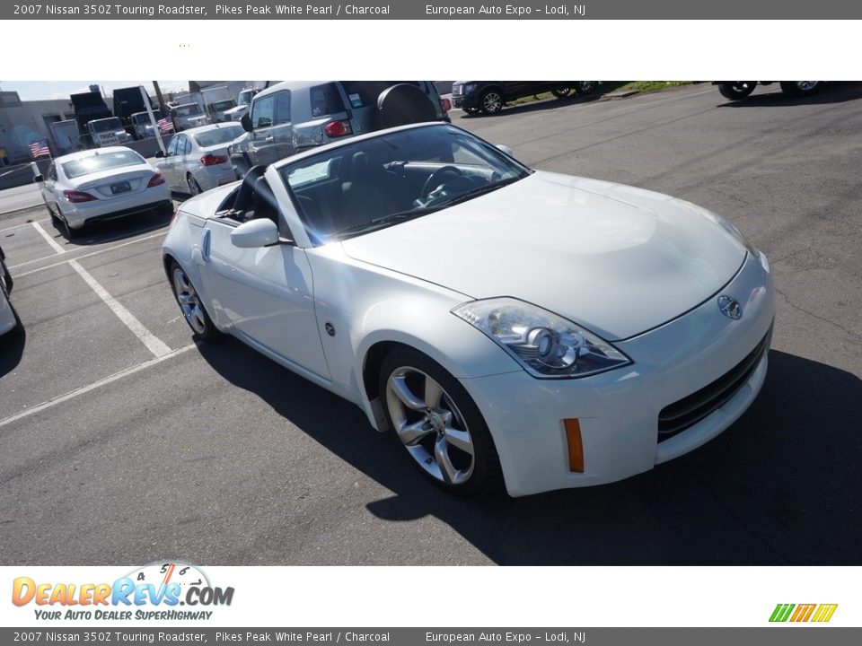 2007 Nissan 350Z Touring Roadster Pikes Peak White Pearl / Charcoal Photo #10
