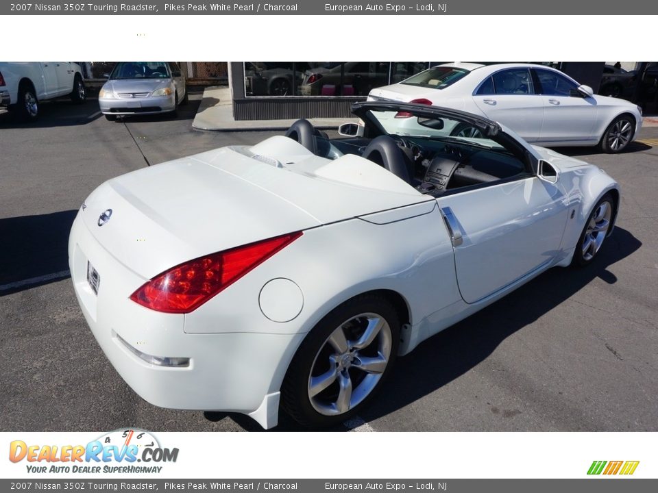 2007 Nissan 350Z Touring Roadster Pikes Peak White Pearl / Charcoal Photo #11