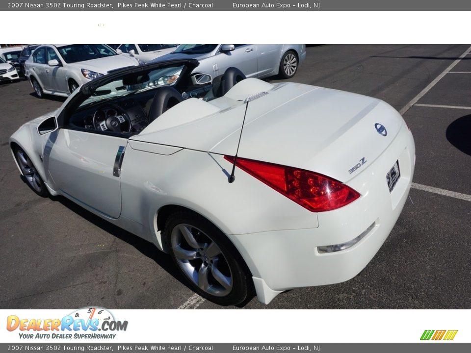 2007 Nissan 350Z Touring Roadster Pikes Peak White Pearl / Charcoal Photo #12