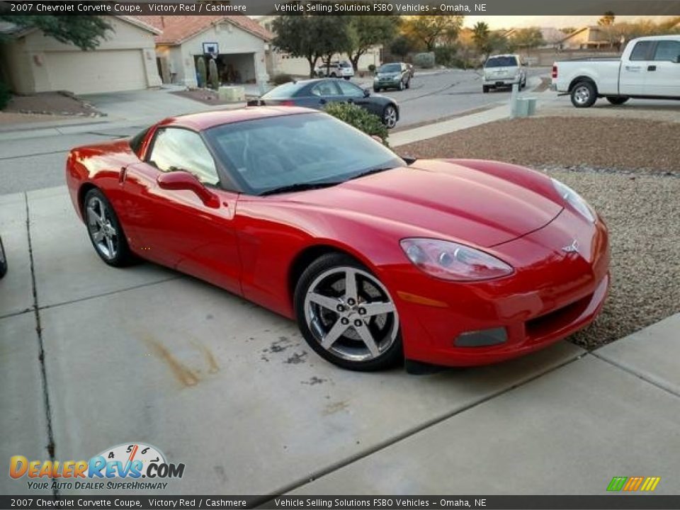 2007 Chevrolet Corvette Coupe Victory Red / Cashmere Photo #2